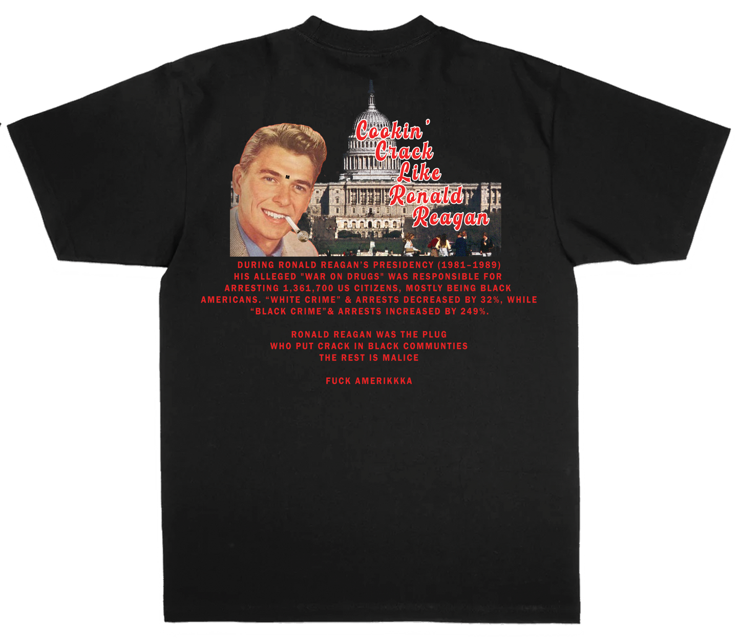 RONALD REAGAN TEE (NO FRONT)